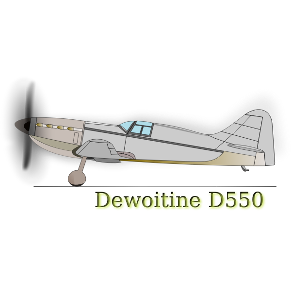 SVG dewoitine D550 1a