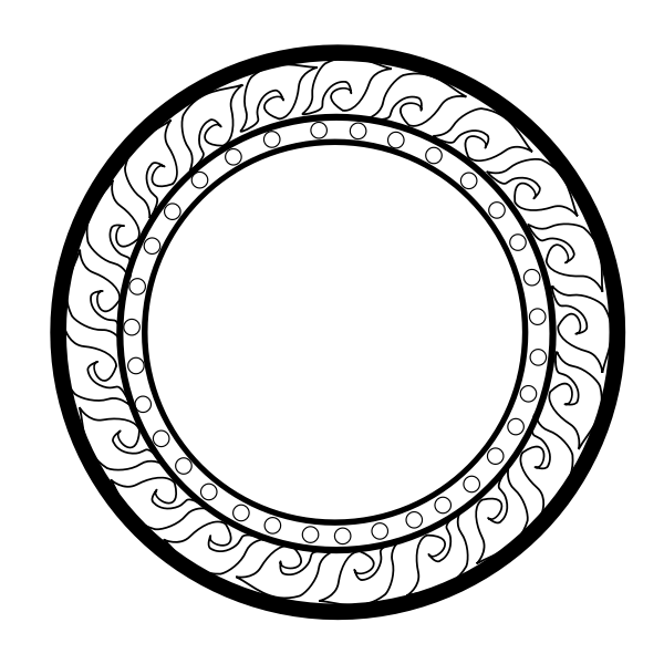 SVG Dharma wheel image