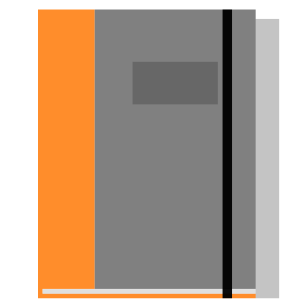 SVG Diary vector illustration