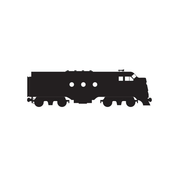 SVG Diesel locomotive