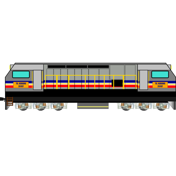 SVG Diesel train
