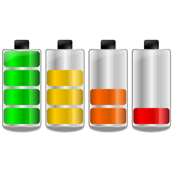 SVG Different battery levels