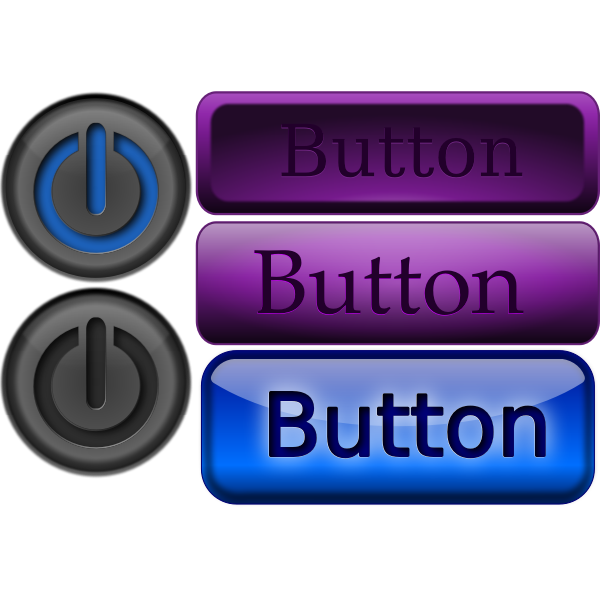 SVG Different buttons