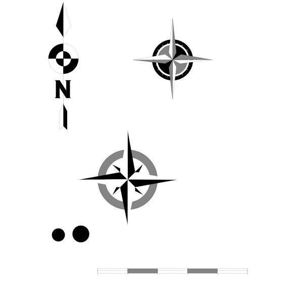 SVG Different compass symbols