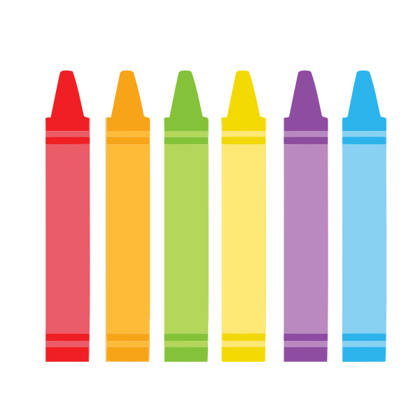SVG Different crayons
