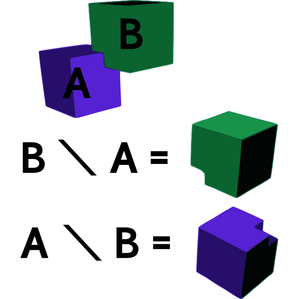 SVG Different cubes