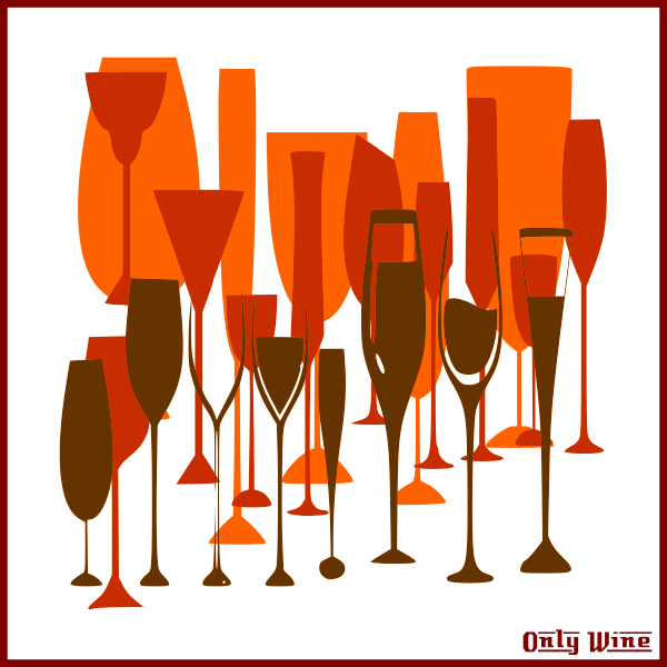 SVG Different glasses set image