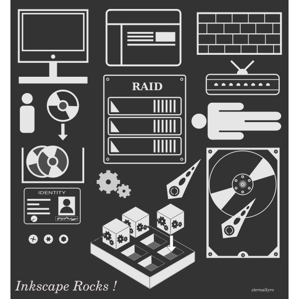 SVG Different technical icons