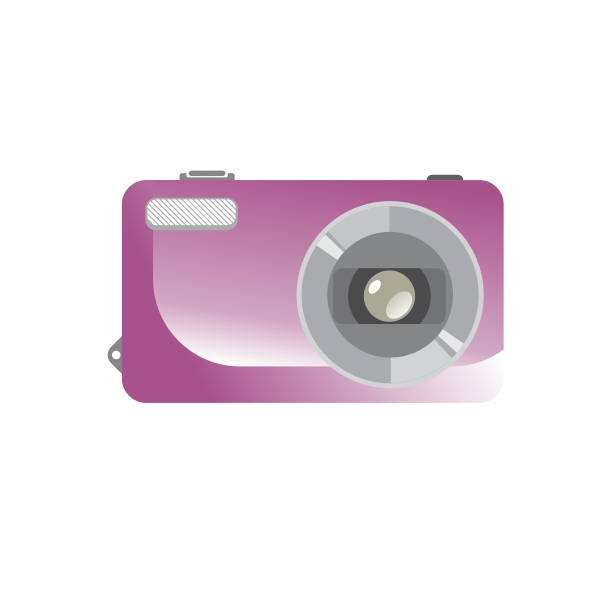 SVG Digital camera vector drawing