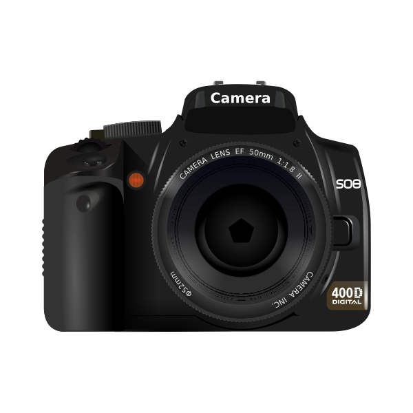 SVG Digital camera vector image
