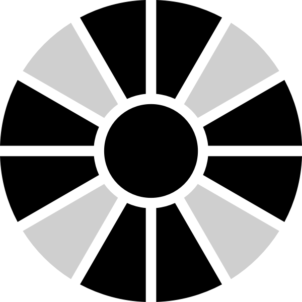 SVG Digital dice vector image