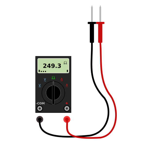 SVG Digital multimeter vector image