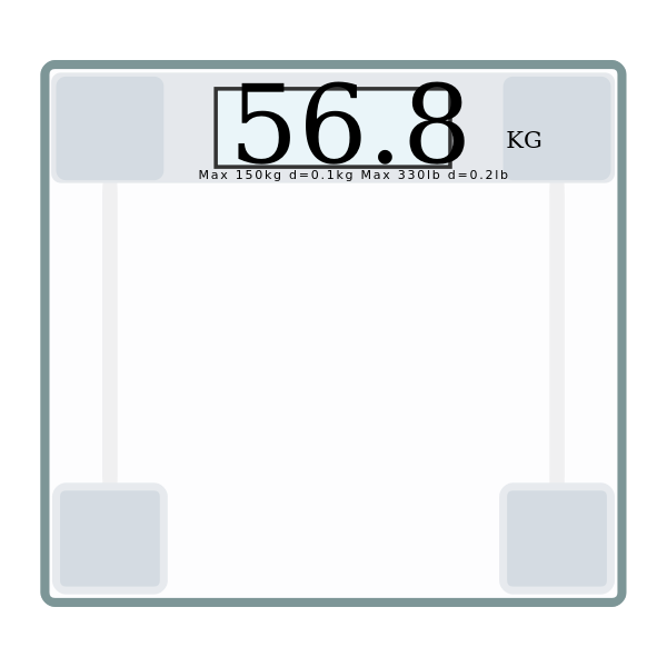 SVG Digital weight scale vector image