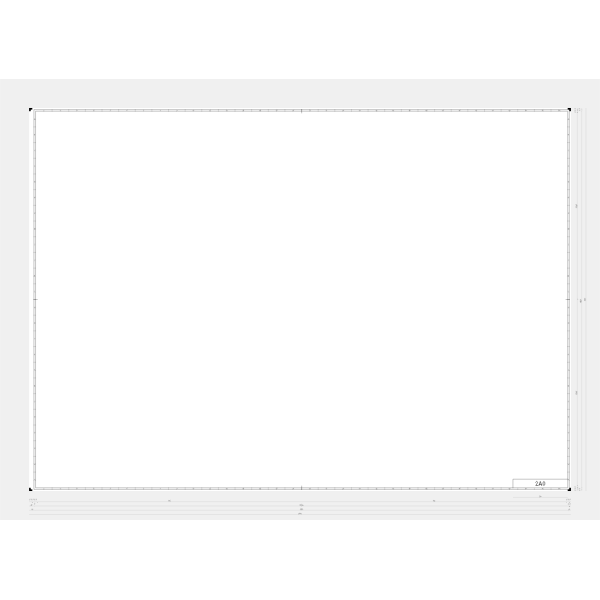 SVG DIN 2A0 template vector image