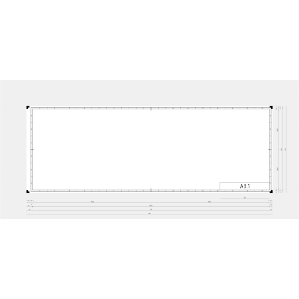 SVG DIN 31 page template vector image