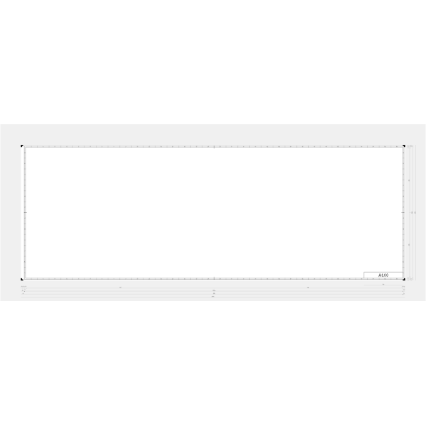 SVG DIN A100 page template vector illustration