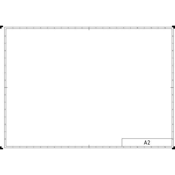 SVG DIN A2 page template vector graphics
