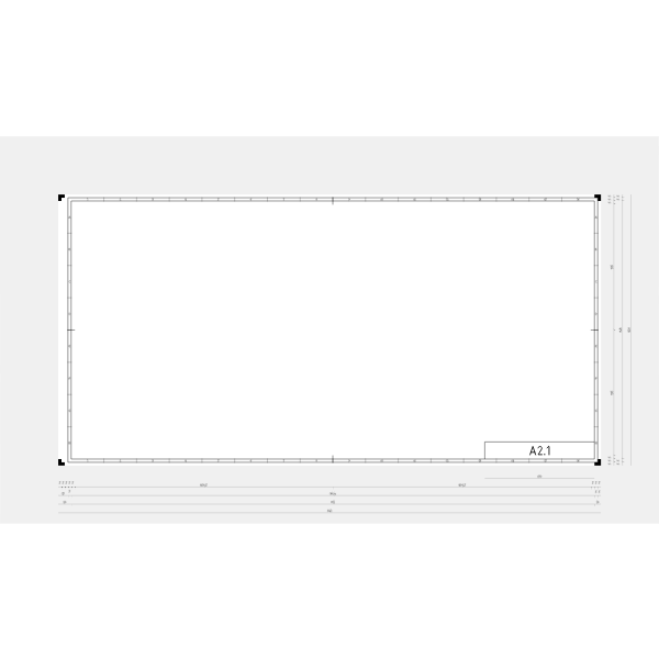 SVG DIN A21 page template vector clip art