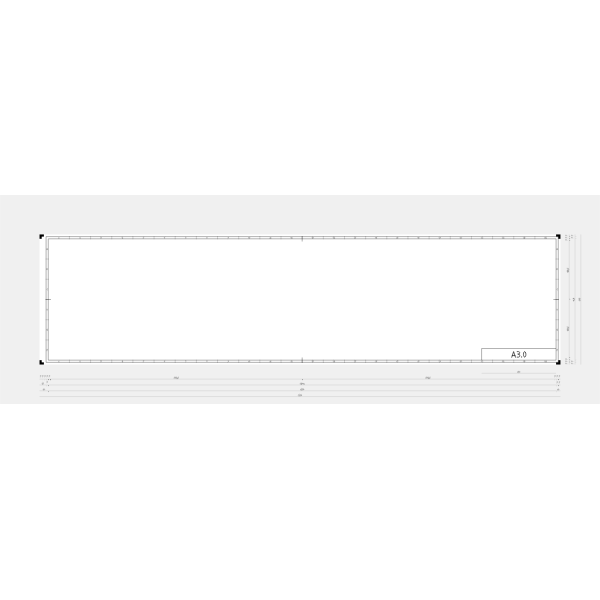 SVG DIN A30 page template vector illustration