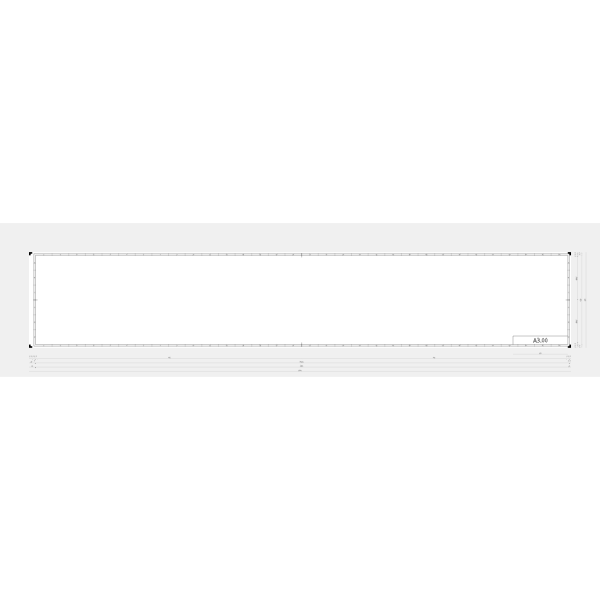 SVG DIN A300 page template vector drawing