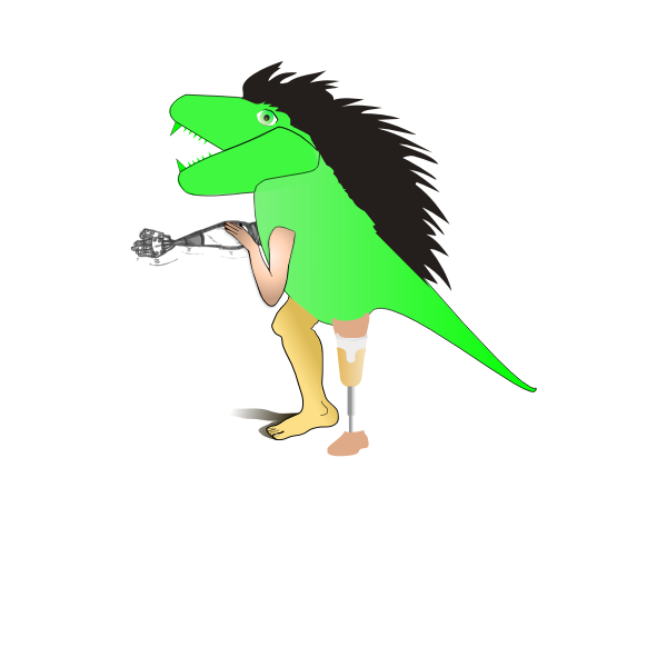 SVG Dinoman