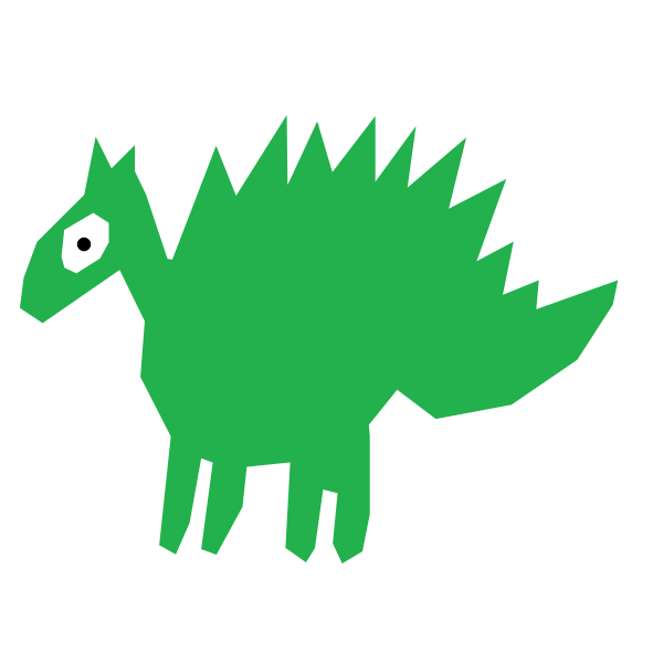 SVG Dinosaur refixed