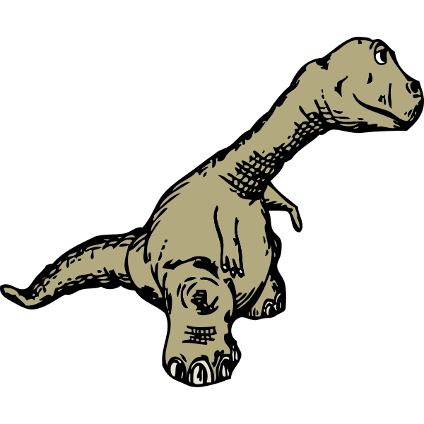 SVG dinosaur sideview