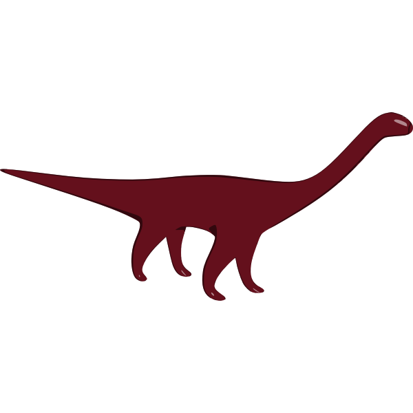 SVG Diplodocus vector image