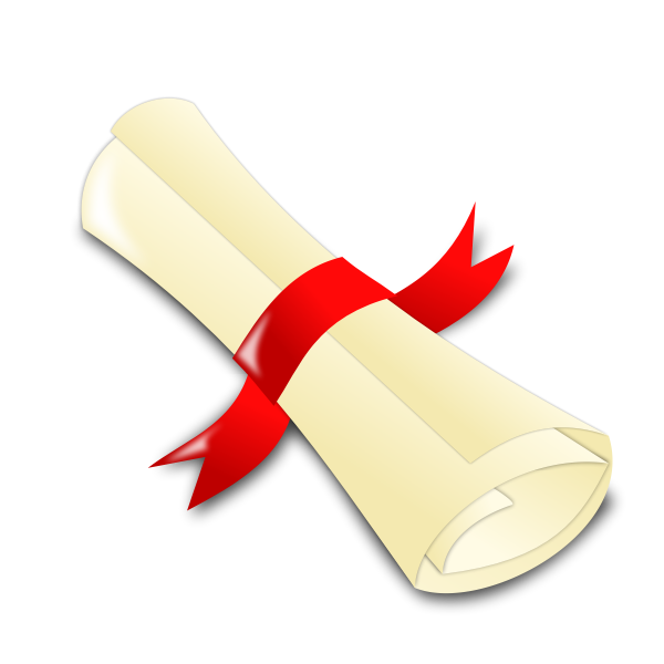 SVG Diploma icon