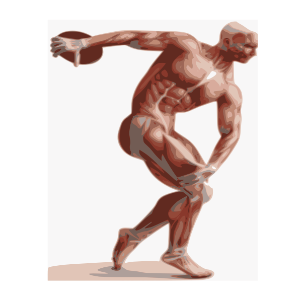SVG disc thrower