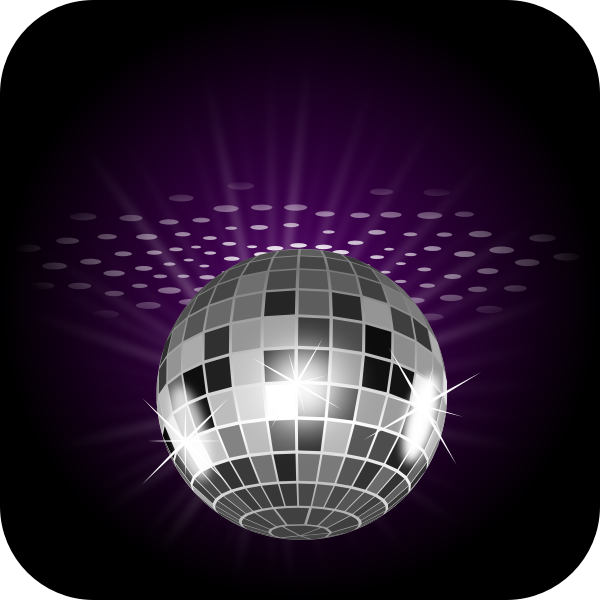 SVG Disco ball lighting