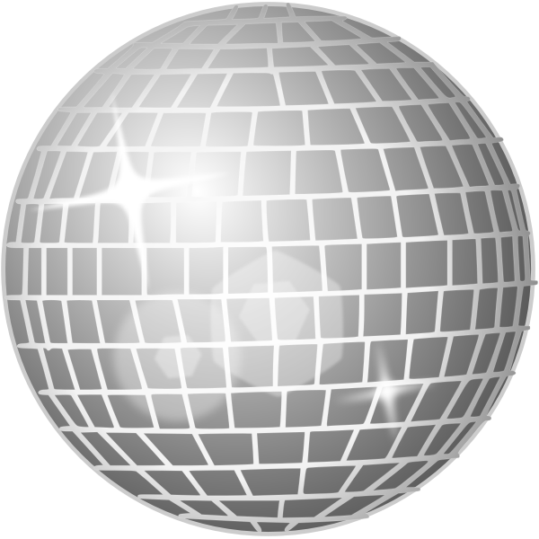 SVG Disco ball vector graphics