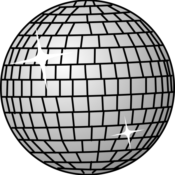 SVG Disco ball vector image
