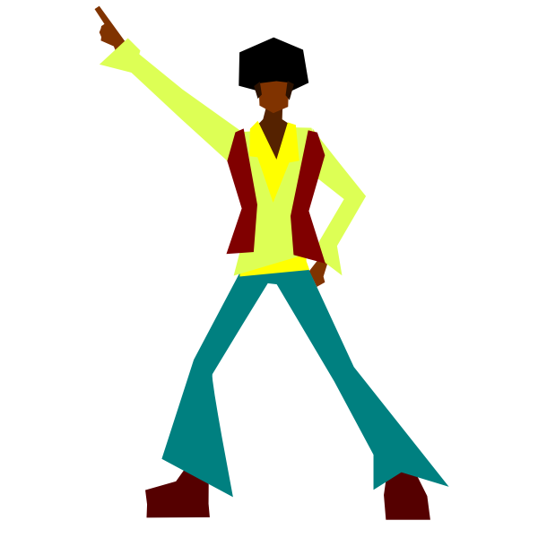 SVG Disco dancer
