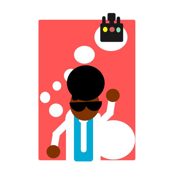 SVG Disco dude
