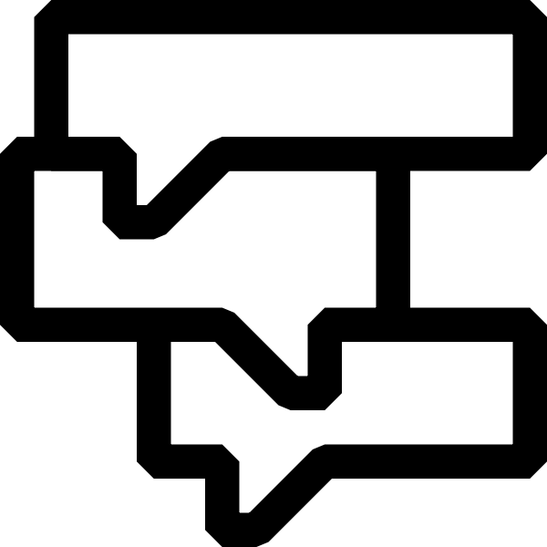 SVG Discussion vector icon