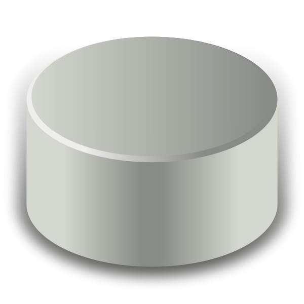 SVG Disk drive capacity vector drawing
