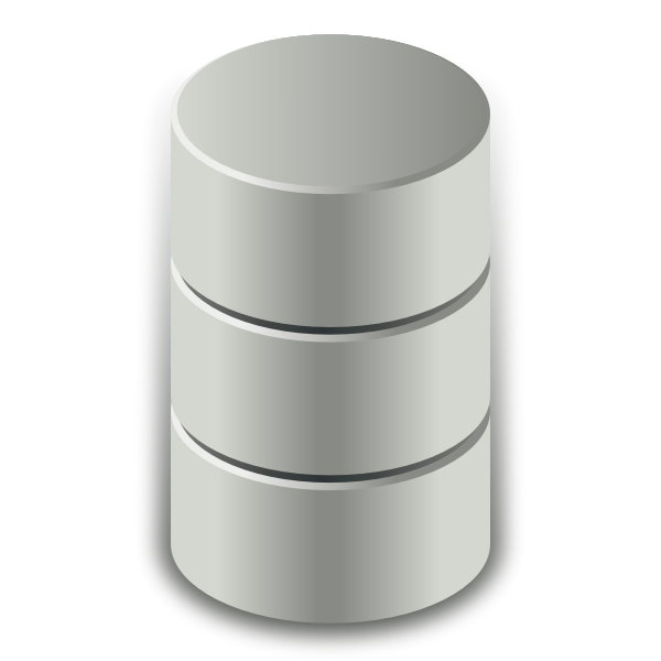 SVG Disk drive capacity vector icon