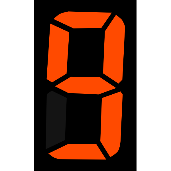 SVG Dispaly number nine