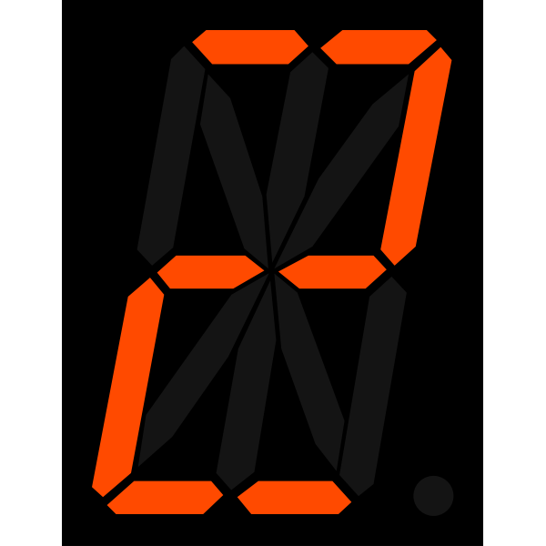 SVG Display numeral 2