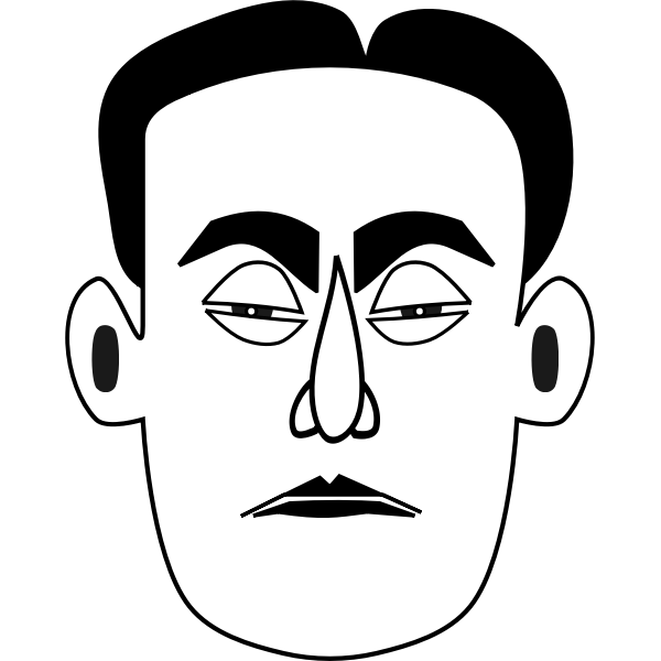 SVG Dissatisfied man
