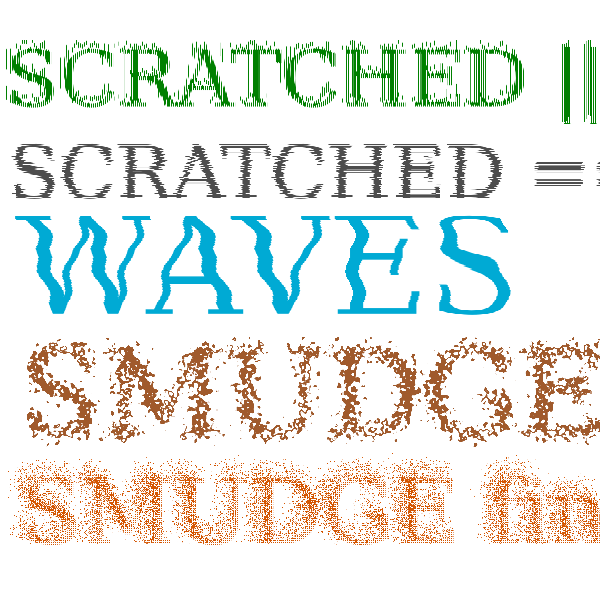 SVG Distortion Filter Pack