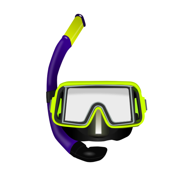 SVG Diving glasses