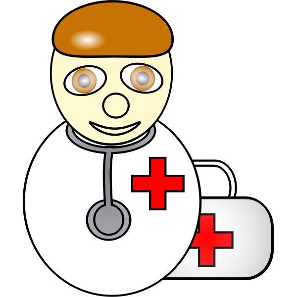 SVG Doctor icon vector image