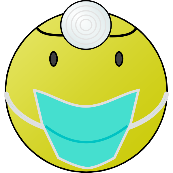 SVG Doctor smiley vector graphics
