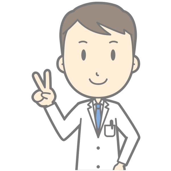 SVG Doctor with peace sign