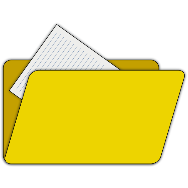 SVG Document folder icon