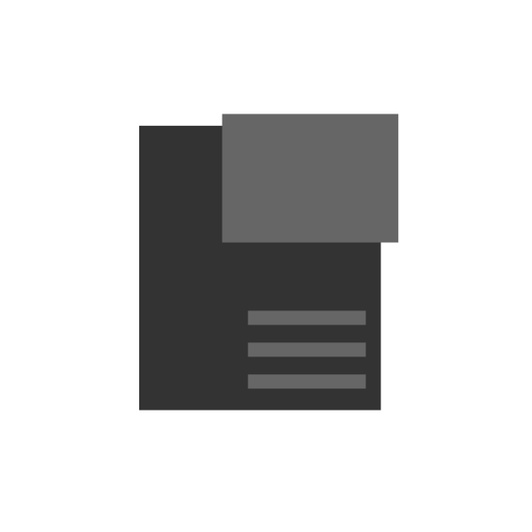 SVG document icon onix