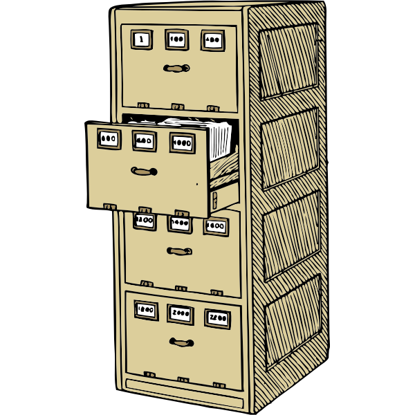 SVG Document trays vector graphics