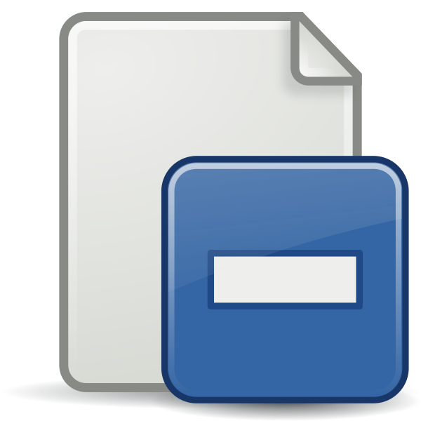 SVG Document with minus